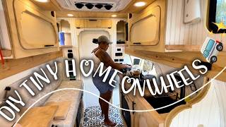 DIY TINY HOME ON WHEELS | DEBT FREE | WORRY FREE | FRUGAL LIVING | CHEAP LIVING