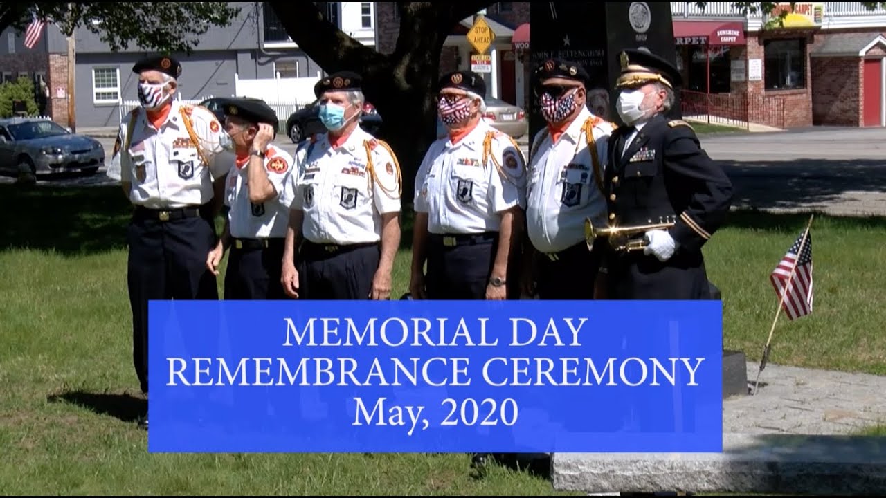 Memorial Day Chelmsford Ceremony May 20, 2020 YouTube