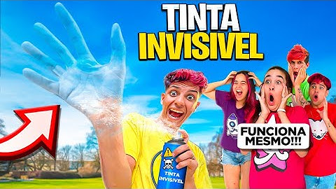 TESTAMOS A TINTA INVISÍVEL PROIBIDA !!! *Trolei todos