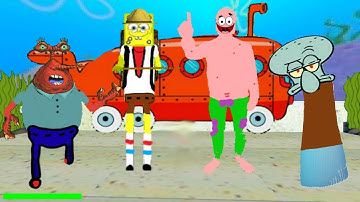 SpongeBob kelp forest Field Trip - Baldi basics field trip Mod