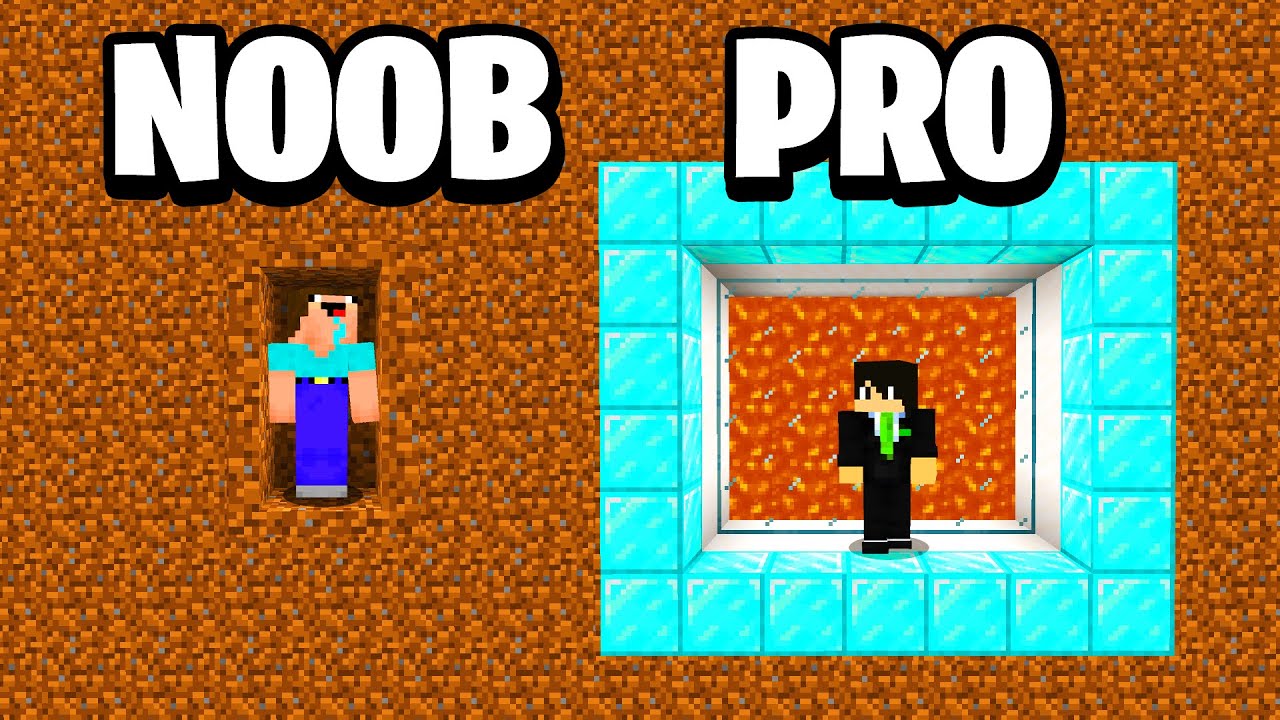 Baza Secreta de NOOB vs Baza Secreta de PRO !