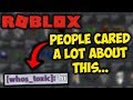 people used to REALLY CARE about this Roblox Feature...