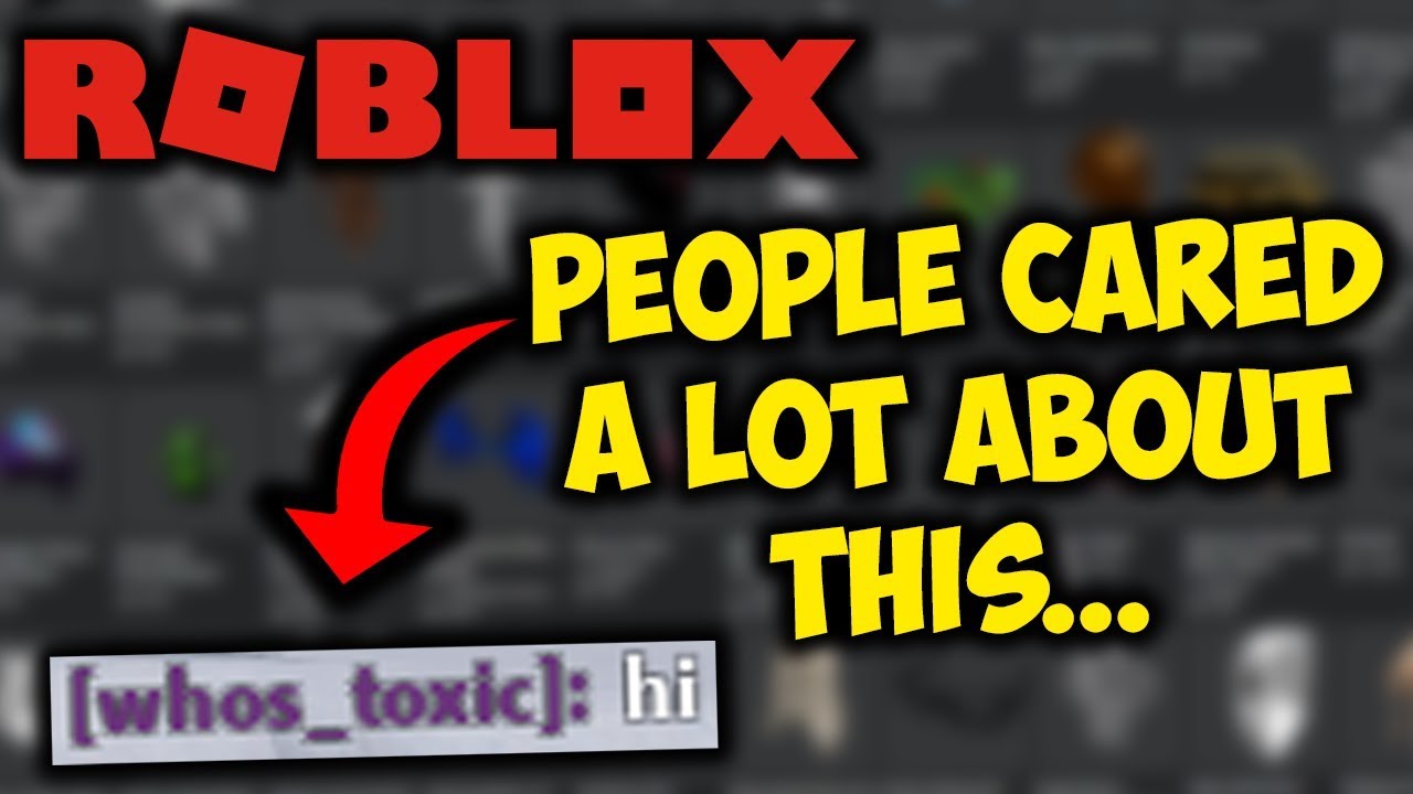 People Used To Really Care About This Roblox Feature Youtube - order names on roblox
