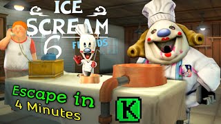 Ice Scream 6 Full Gameplay in 4 Minutes