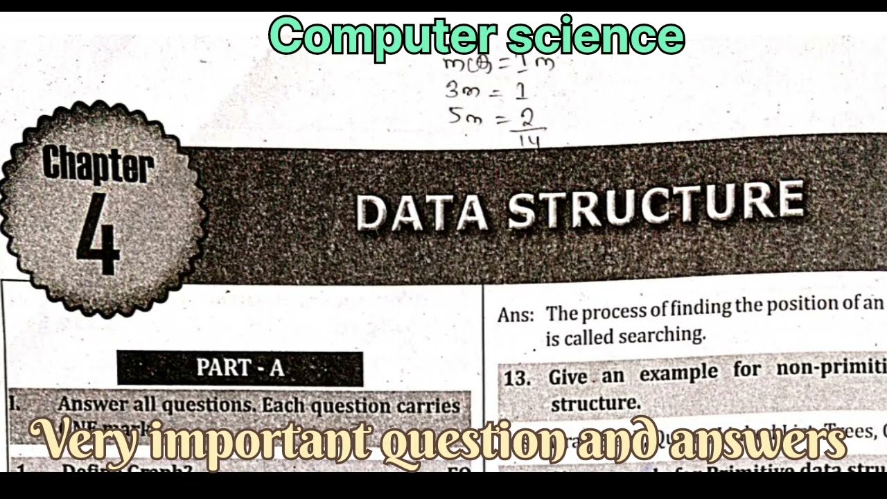 2nd puc computer science data structures important questions and ...