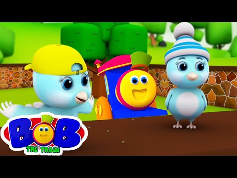 два маленький птицы | музыка для малышей | Bob The Train Russia | детские песни