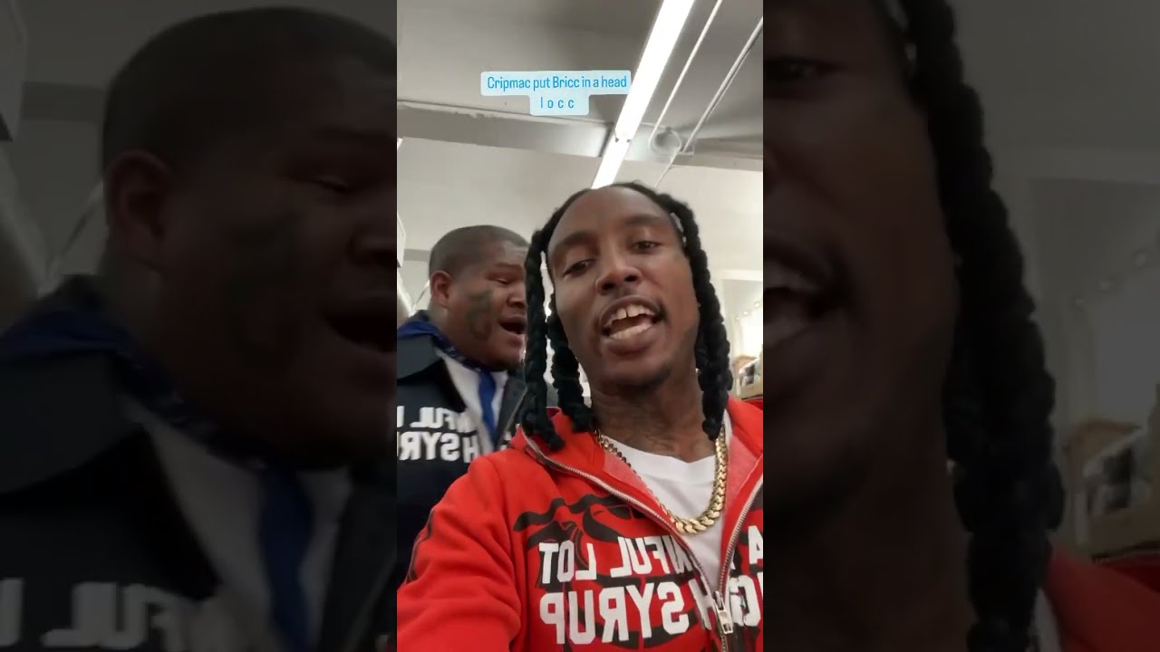 Bricc Baby Runs Into Cripmac And This Happens Briccbaby DontBeLate