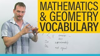 : MATH & GEOMETRY Vocabulary and Terminology in English