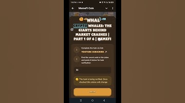Memefi New Video Code | Crypto Whales: The Giants Behind Market Crashes | Part 1 of 6