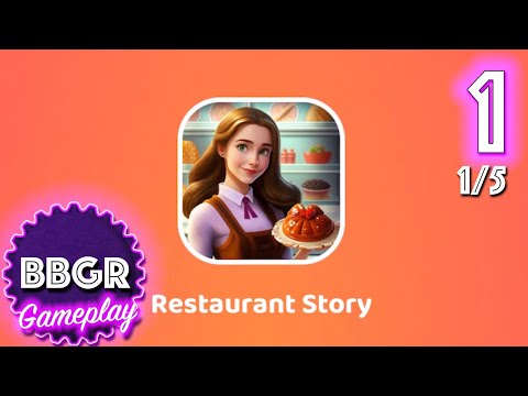 Restaurant Story: Decor & Cook - Review 1/5, Game Play Walkthrough No Commentary 1