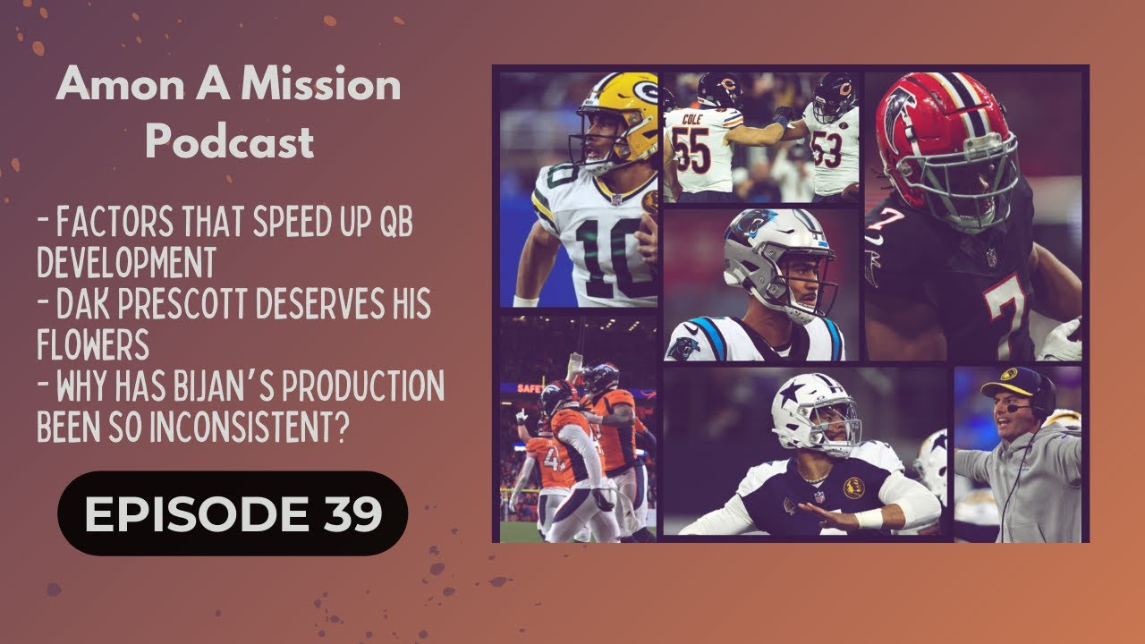 Episode 39: Factors of NFL QB Development, Biggest Surprise Teams, and Playoff Picture Analysis