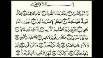 سورة الطارق للقارئ زكي داغستاني