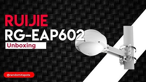 Ruijie RG-EAP602 Unboxing - High Wifi User Capacity (Good For Piso Wifi)