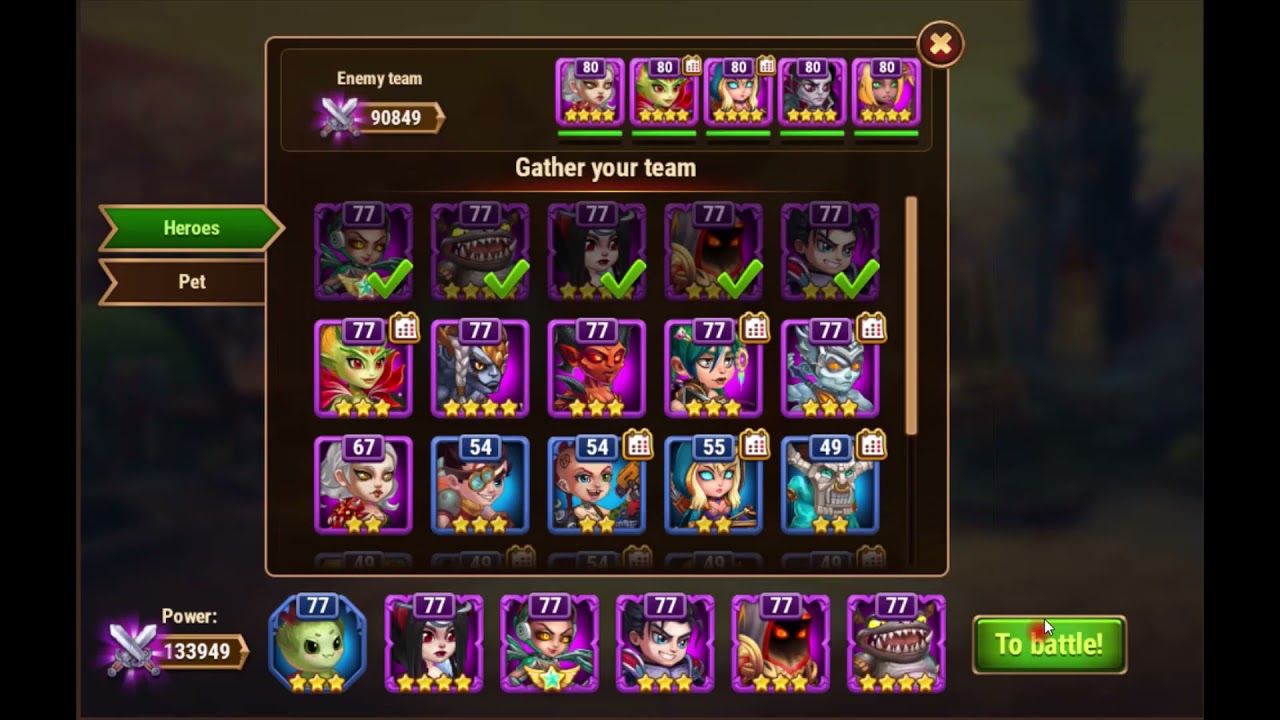 Hero Wars Tutorial How to get all chests in Adventure 6 Valley of the