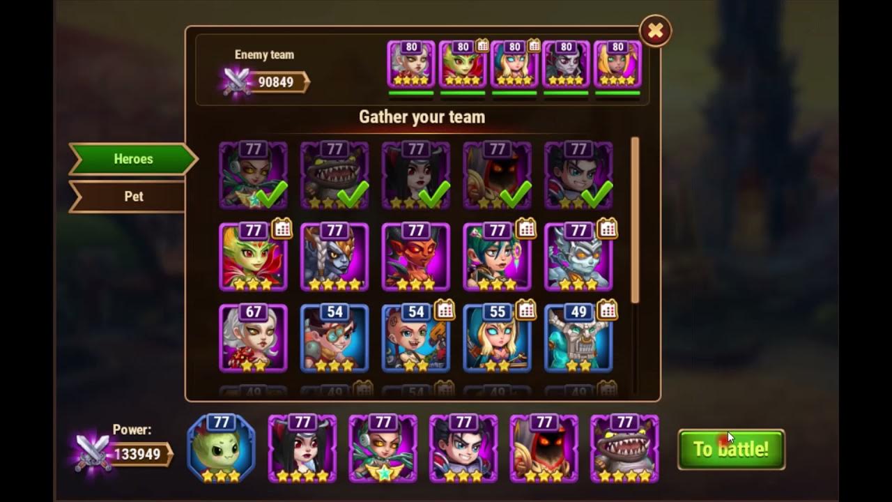 Hero Wars Tutorial How to get all chests in Adventure 6 Valley of the