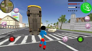 Spider captain American stickman Rope hero part #4 - Android Gameplay screenshot 5
