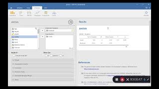 Jamovi ANOVA