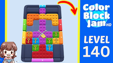 Color Block Jam Level 140 Solution Walkthrough