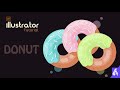 How to Design Donut ll Illustrator Tutorial