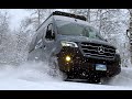 2020 Revel in the SNOWY Rocky Mountains - Winnebago Sprinter 4x4 Van Life