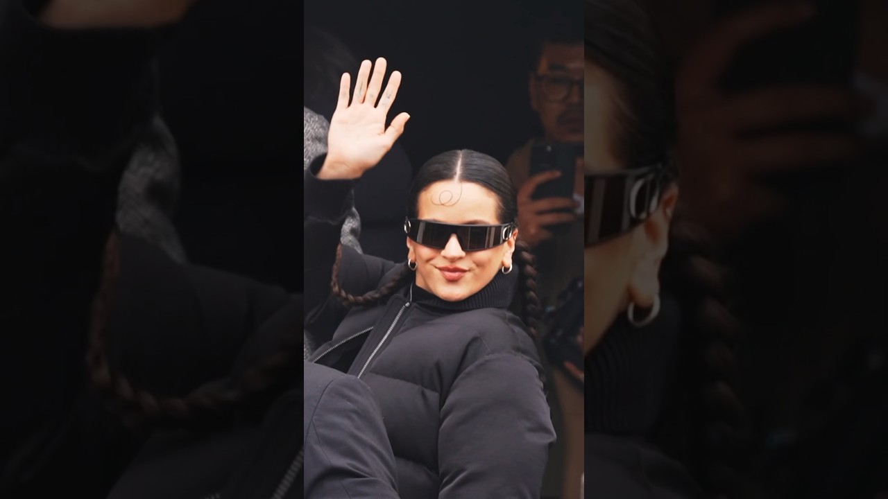 Rosalía's Chic Sunglasses Steal the Show at Dior Paris Fashion Week