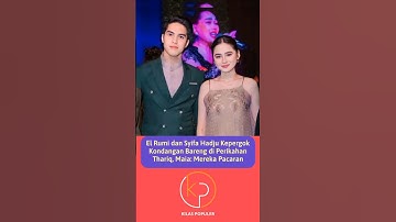 El Rumi dan Syifa Hadju Kepergok Kondangan Bareng di Nikahan Thariq Halilintar dan Aaliyah Massaid