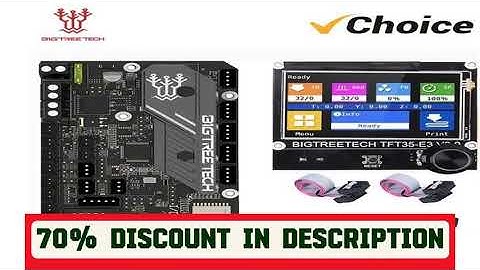 A must-have product! BIGTREETECH 3D Printer Motherboard SKR Mini E3 V3.0 + TFT35 E3 V3.0 Screen On