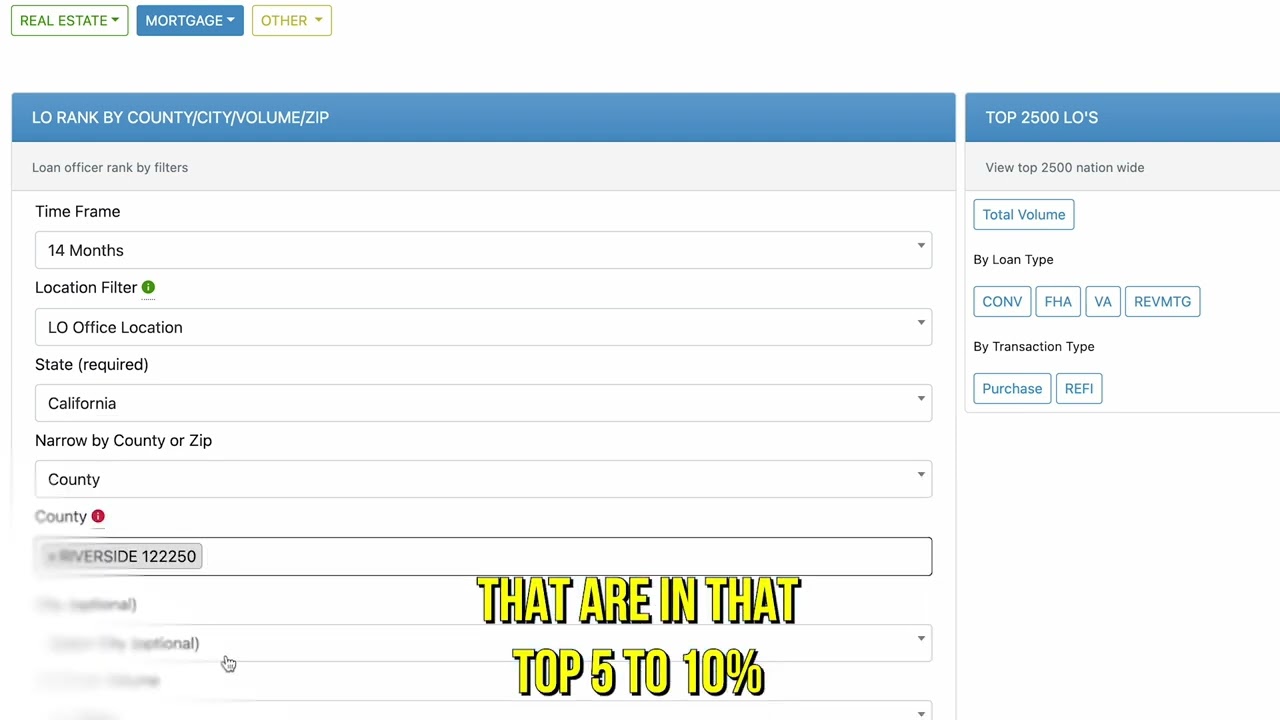 MMI || LO production data for recruiters