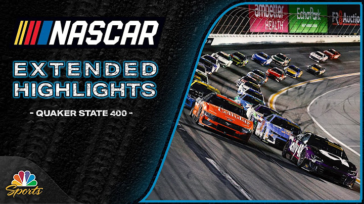 NASCAR Cup Series 2025: Quaker State 400 | EXTENDED HIGHLIGHTS | Motorsports on NBC