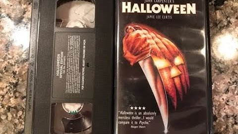 Opening to Halloween: Anniversary Edition 1997 VHS (60fps)