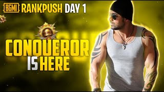 Serious RankPush Day 1 | Aj Hoga Solo Vs Squad RankPush To Top 100 #bgmi #pubgm #pubgmobile #gaming