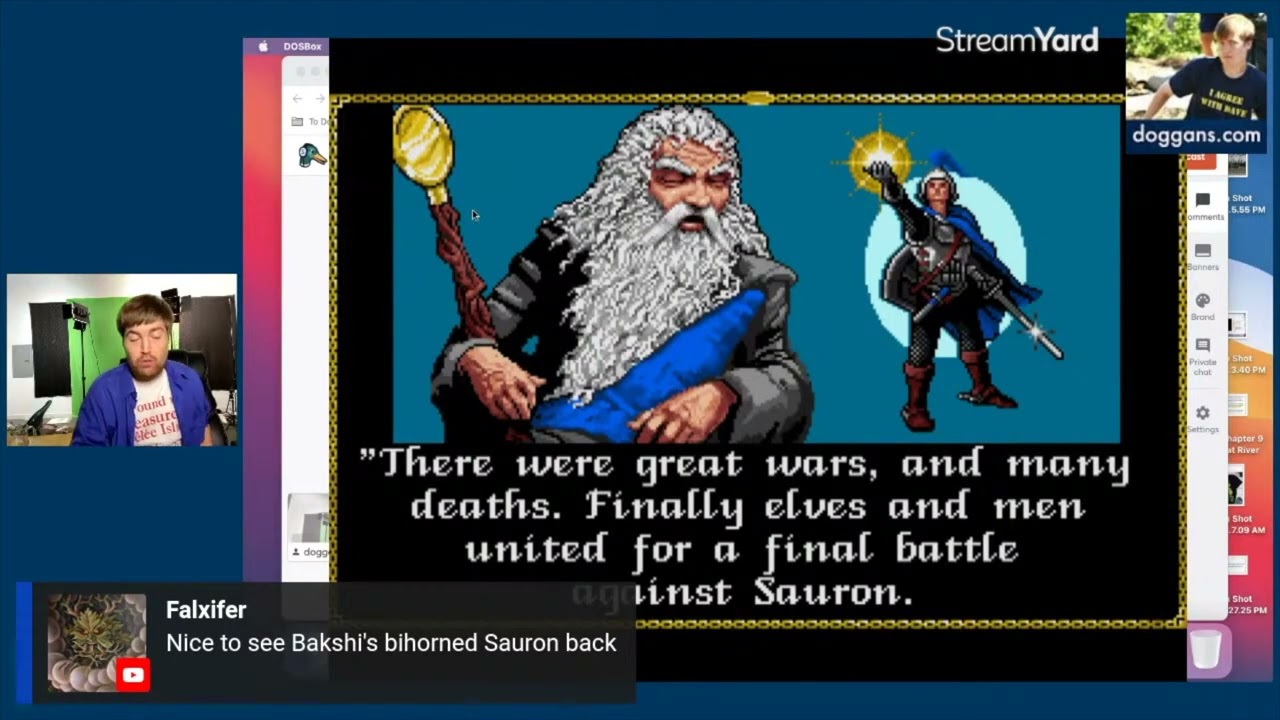 Snarking on the Opening Cutscene of Interplay's Lord of the Rings - The Best of Doggans LIve