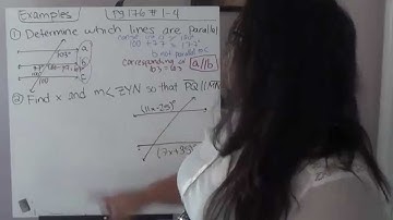 Geometry 3.5 Proving Lines Parallel