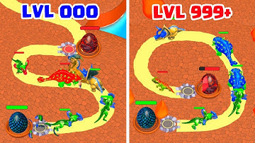 MAX LEVEL in Dino Merge New Update Gameplay Walkthrough Part 1!