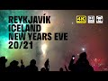 NYE 2020/2021, Reykjavík Walk - 4K HDR, 3D Sound