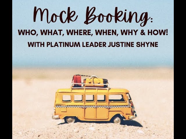 Posting a Mock Booking: Who, What, Where, When, and Why?