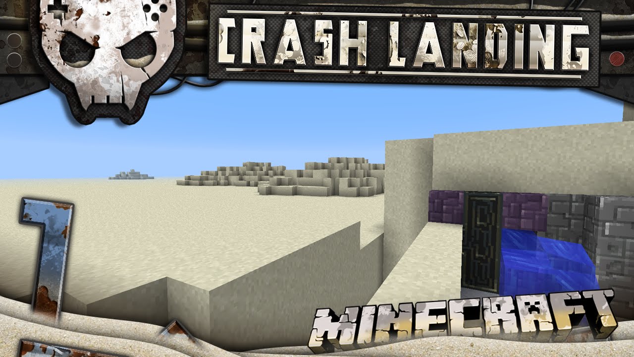 Minecraft Crash Landing 1080p Ep 1: Wreckage - YouTube