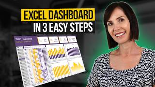 interactive excel dashboard tutorial in 3 steps (  free template)