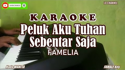 Famelia || Tuhan Peluk Aku Sebentar Saja - Karaoke Wanita 