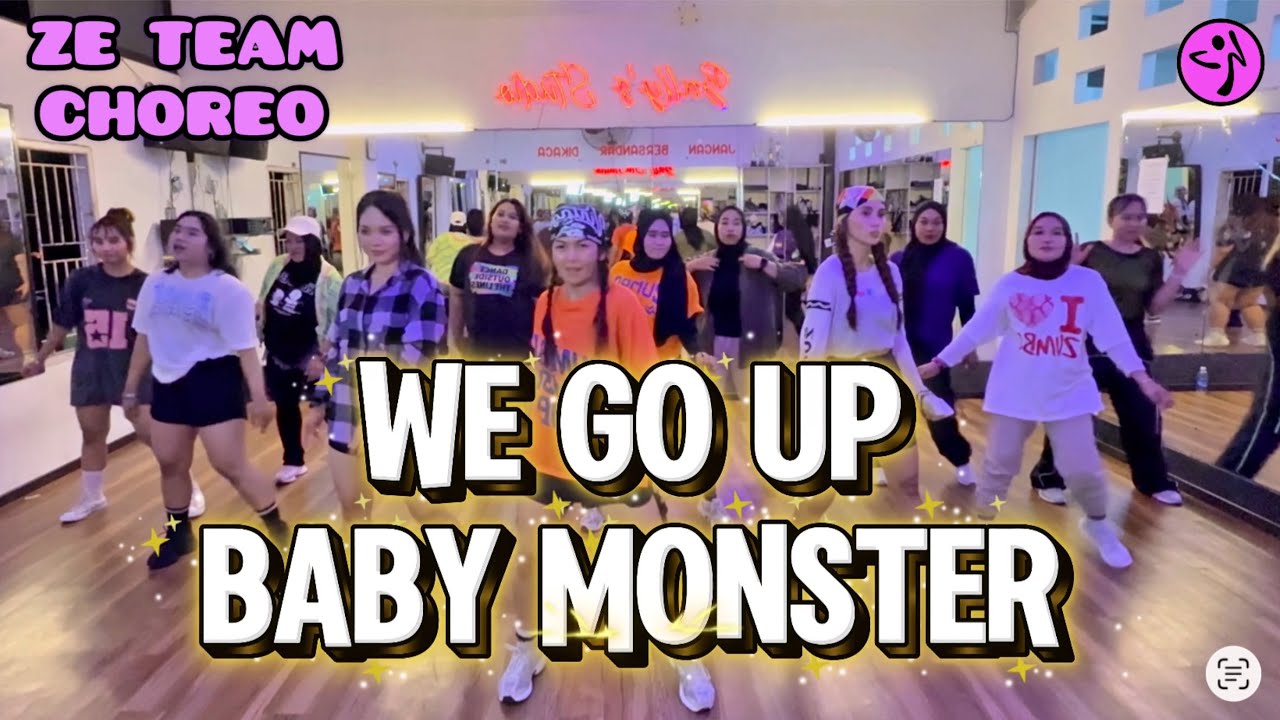 WE GO UP ➖ BABY MONSTER / ZUMBA / DANCE WORKOUT / VIRAL TIKTOK / KPOP / ZE TEAM 💜🖤 / BALIKPAPAN