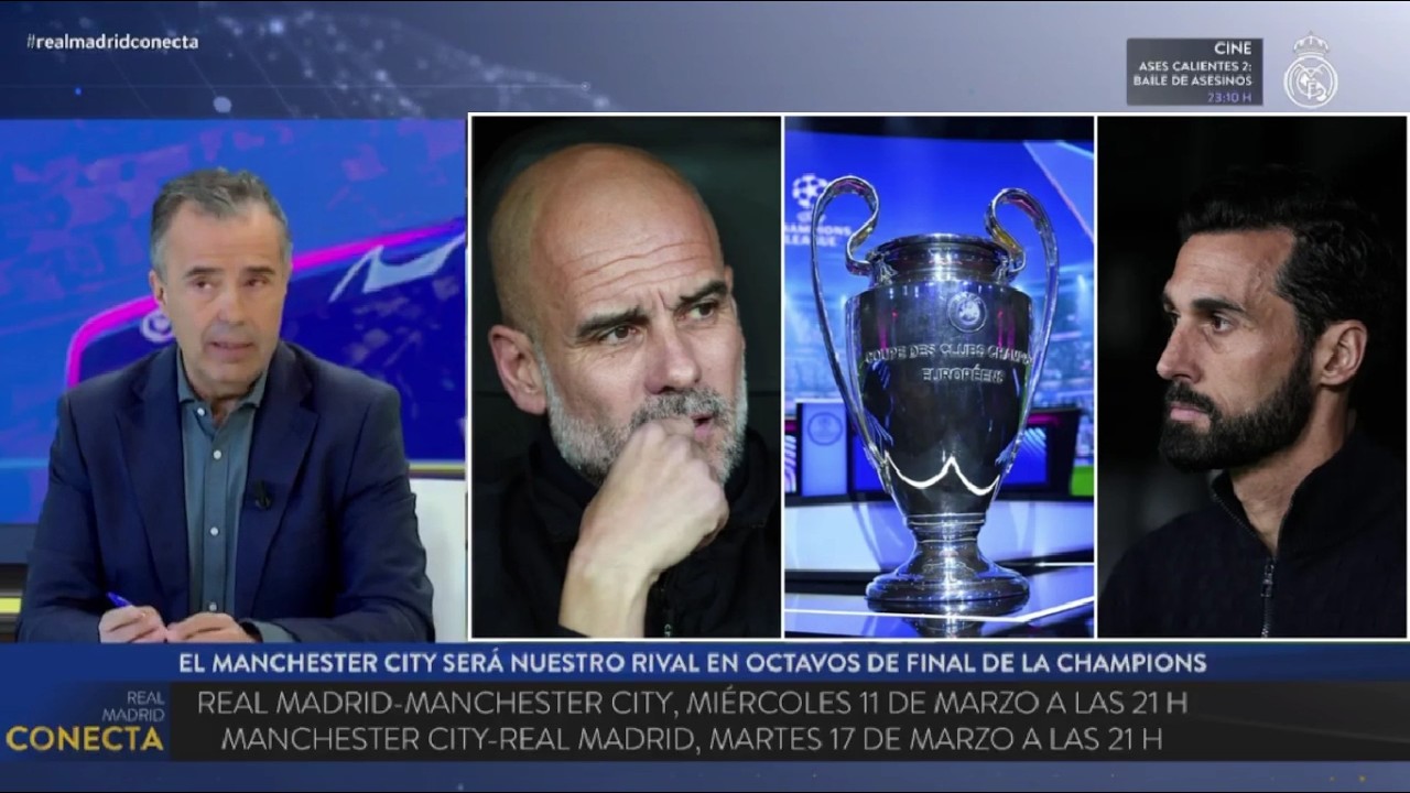REAL MADRID TV ANALIZA El Sorteo De CHAMPIONS Y El Enfrentamiento Contra MANCHESTER CITY