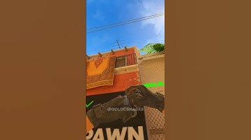 MIRAGE INSTANT WINDOW SMOKES MAP #shorts #cs2