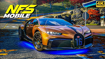 Need For Speed Mobile | Bugatti Chiron | Gameplay UltraGraphics 4K (Android/IOS)