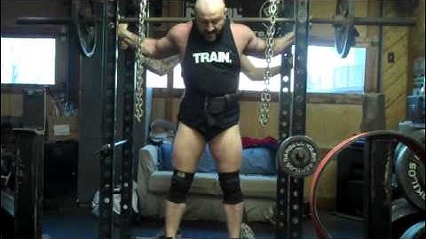 Joey Smith - Week 3 Day 3 Squat Rep Day - Cube Training @ NeboBarbell 12/07/12