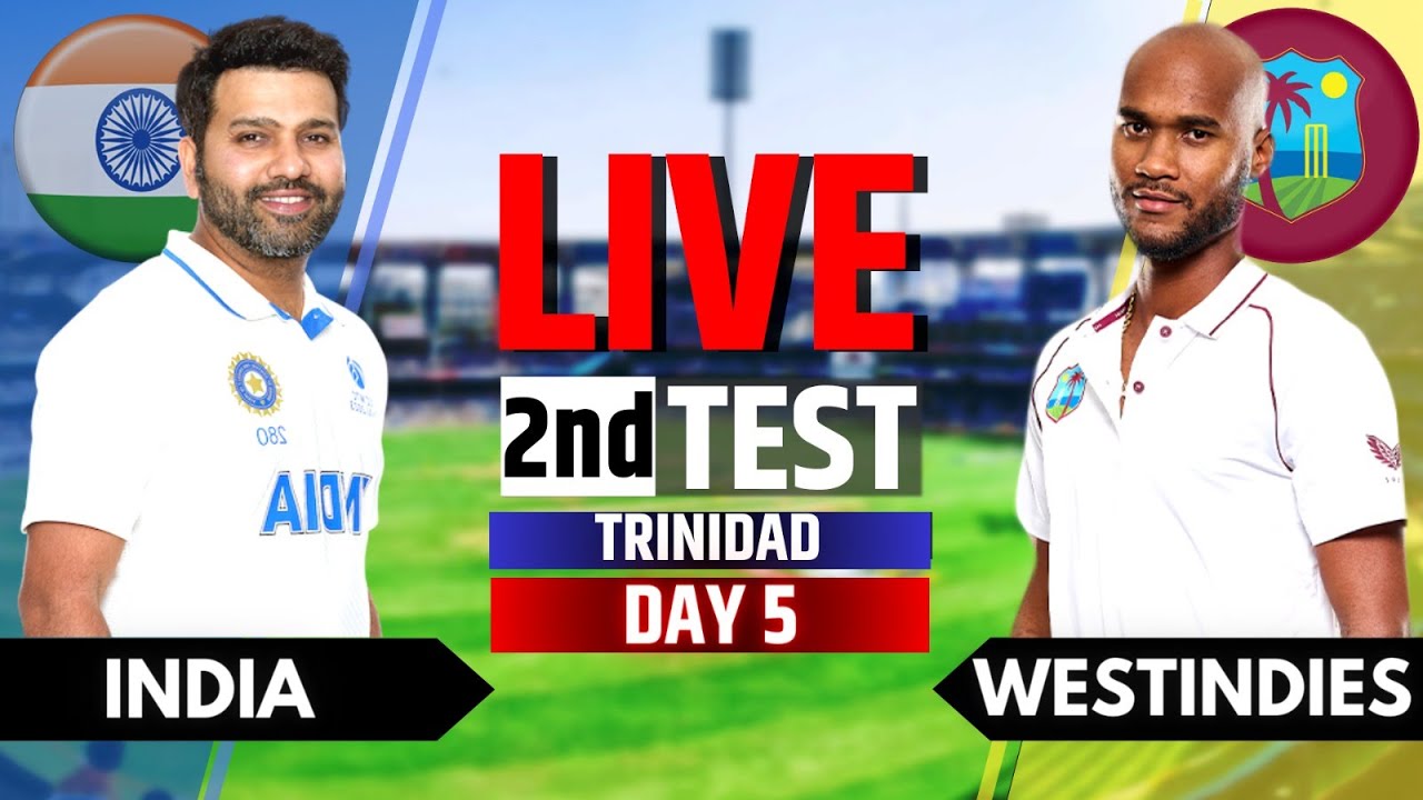 India vs West Indies Live Score & Commentary, 2nd Test, Day 5 | IND vs ...