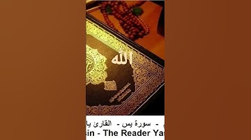 سورة يس بصوت الشيخ ياسر الدوسري