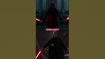 Darth Sidious VS Count Dooku