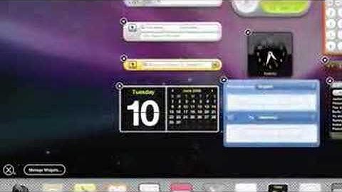 Mac Tips #3 - Managing Widgets