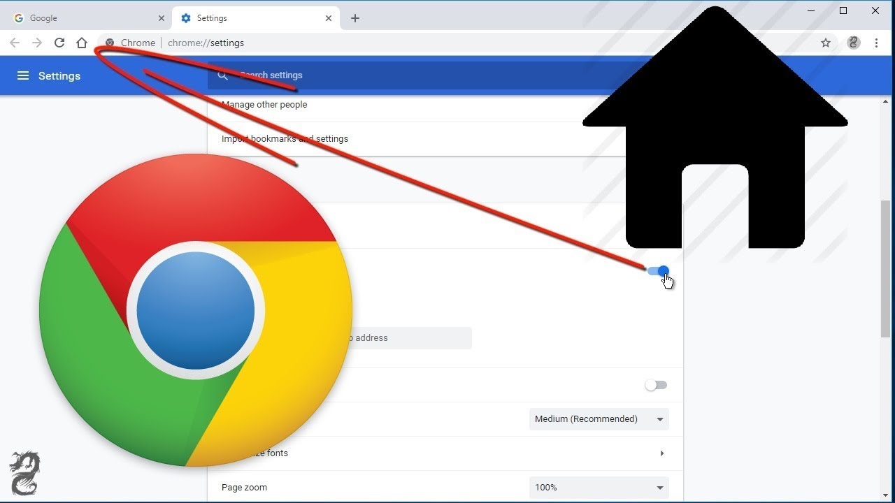 How to enable Home Button in Google Chrome :How to get ...