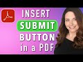 Add Submit Button to PDF Forms in Adobe Acrobat